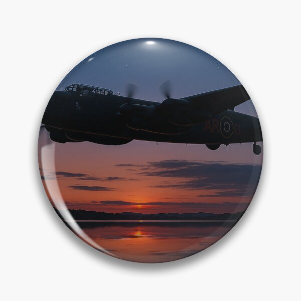 Item preview, Night Watch Lancaster Over Lake designed and sold by Skyframe Aviation.