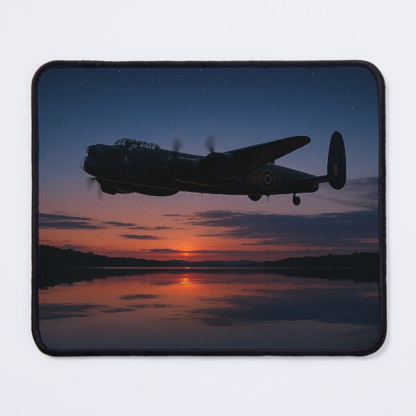 Item preview, Night Watch Lancaster Over Lake designed and sold by Skyframe Aviation.