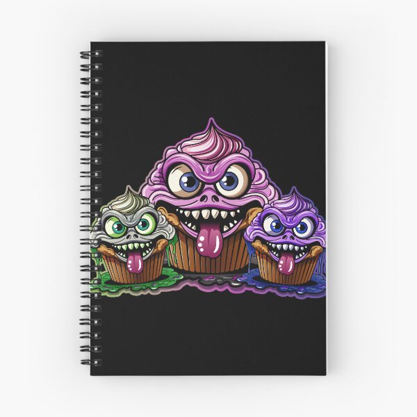 Item preview, Monster cupcake trio – Creepy cute dessert creatures designed and sold by Webstudio  2Amigos.
