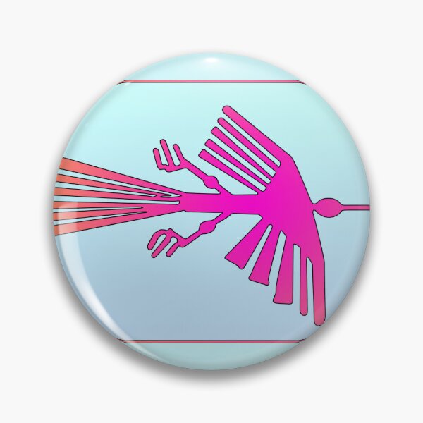 Item preview, Vivid Pink Nazca Line Condor designed and sold by kernowerno.