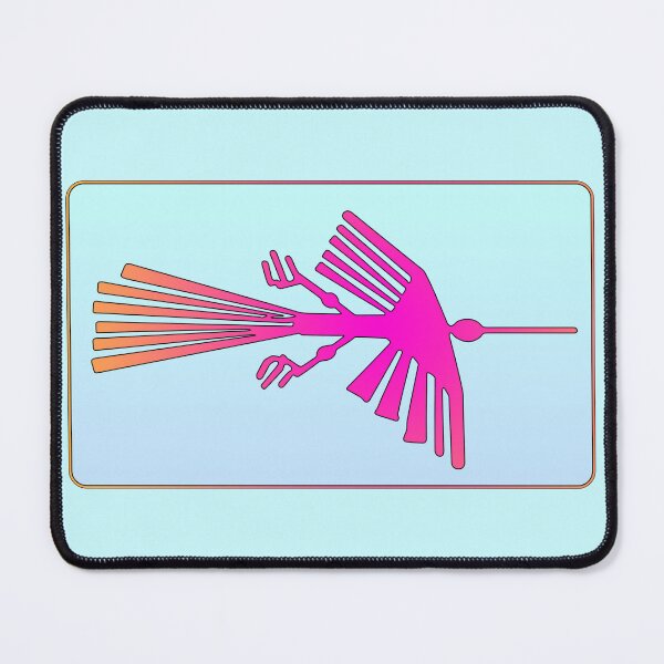 Item preview, Vivid Pink Nazca Line Condor designed and sold by kernowerno.