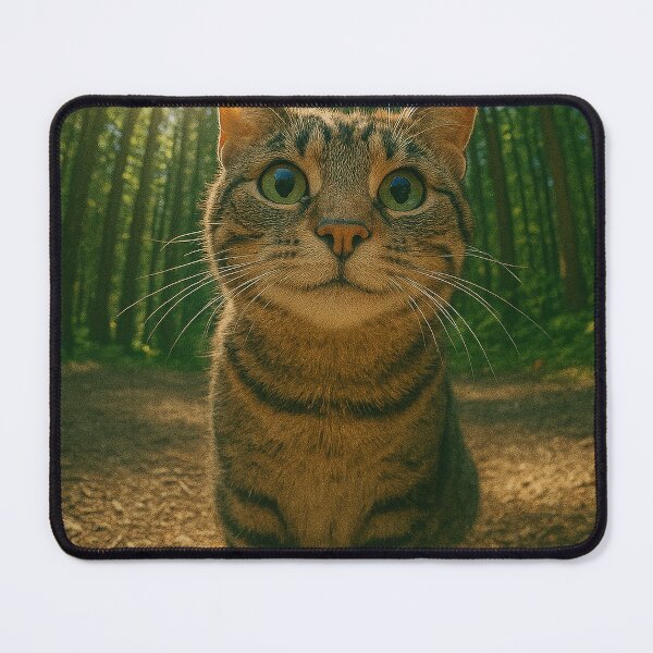 Item preview, Forest Cam 01 – Suspiciously Adorable Cat Spotted designed and sold by HalinaJ.