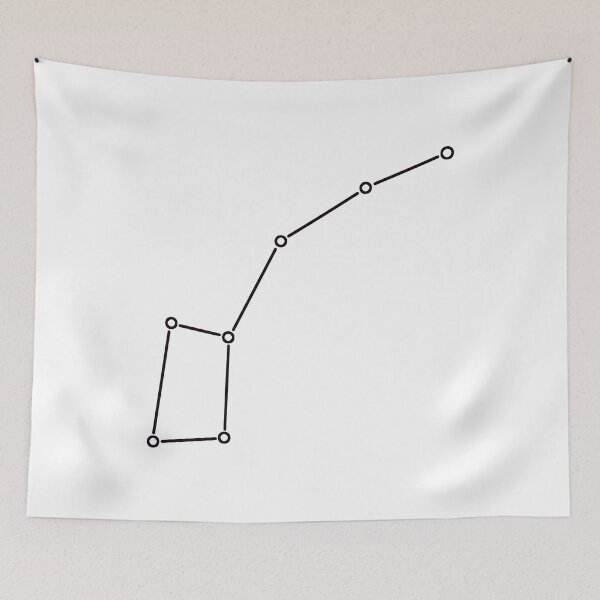 Item preview, Simple Black Ursa Minor Constellation  designed and sold by Xiaolan's Art.