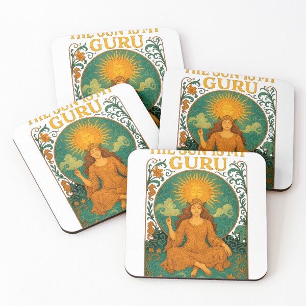 Item preview, The Sun is My Guru Art Nouveau T-Shirt | Funny Spiritual Tee designed and sold by MySpiritTravels.