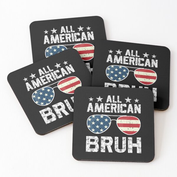 Item preview, All American Bruh | Funny 4th of July Shirt for Teens & Men | USA Meme Style Humor designed and sold by Tmino-design.