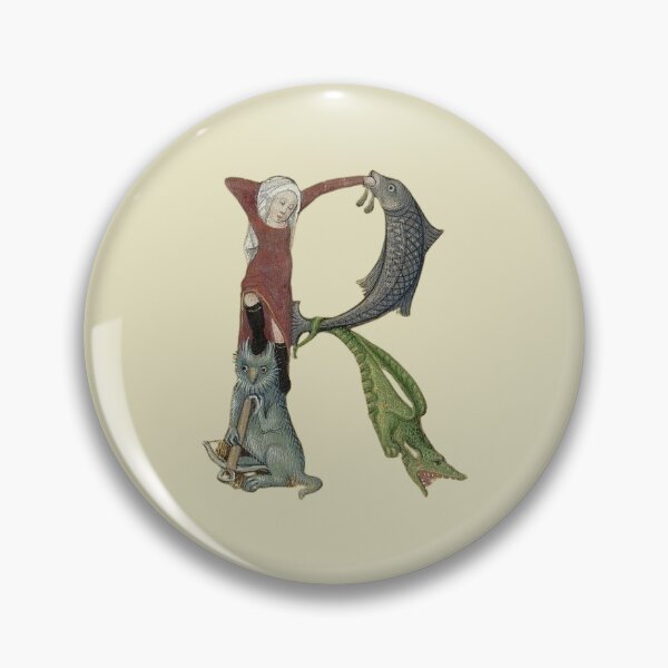 Item preview, Medieval R Sticker  designed and sold by thechaoticgoods.