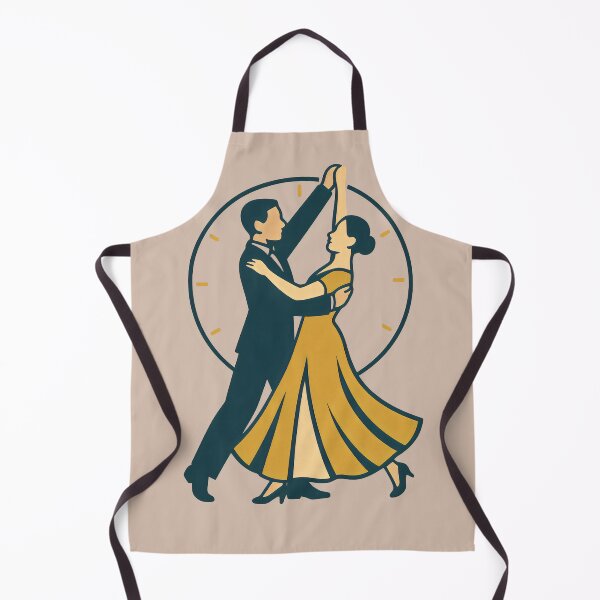 Item preview, Midnight Ballroom Dance – Retro Romance Art Print designed and sold by Shoot-The-Moon.