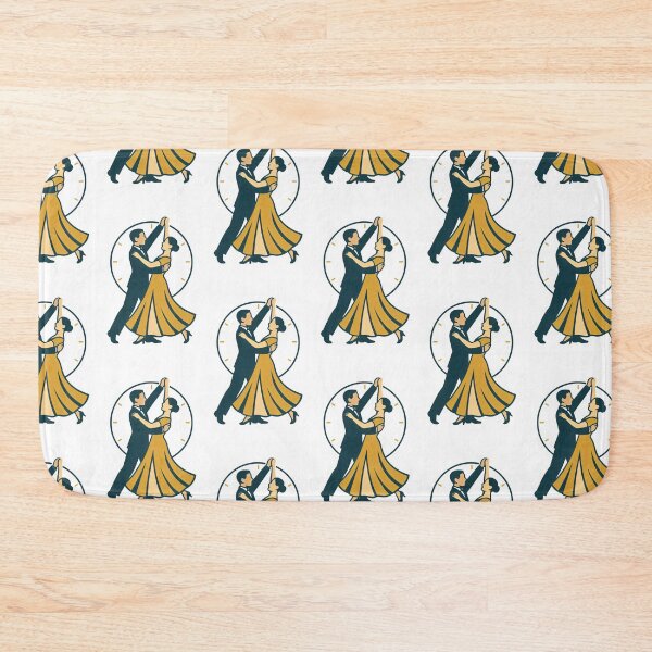 Item preview, Midnight Ballroom Dance – Retro Romance Art Print designed and sold by Shoot-The-Moon.