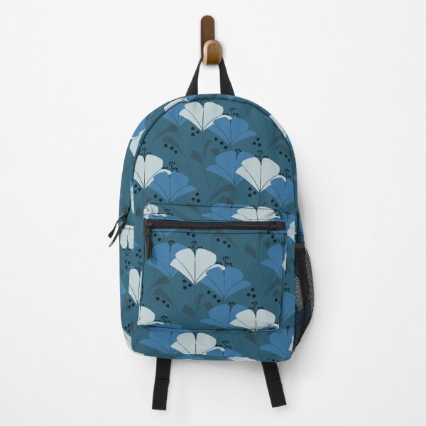 Item preview, Monochromatic Botanical Patten | Blue / Yellow | Floral | Botanical Garden designed and sold by slavitriart.