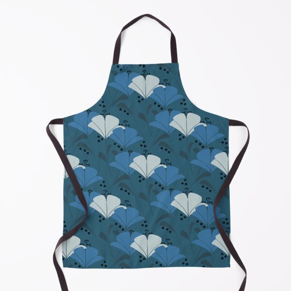 Item preview, Monochromatic Botanical Patten | Blue / Yellow | Floral | Botanical Garden designed and sold by slavitriart.