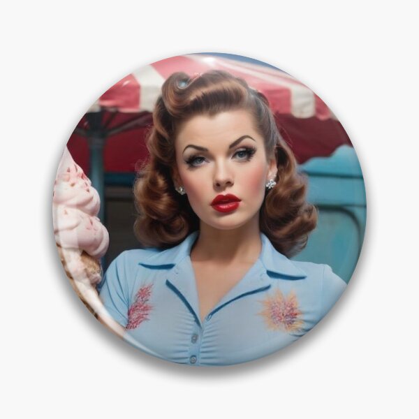 Item preview, Ruby Frost – 1940s Pin-Up Ice-Cream Sweetheart designed and sold by MissSaylor.
