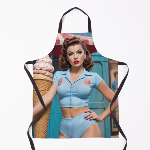Item preview, Ruby Frost – 1940s Pin-Up Ice-Cream Sweetheart designed and sold by MissSaylor.