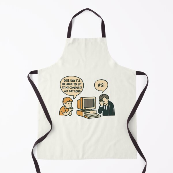 Item preview, Dream vs Reality – The Computer Life We Hoped For designed and sold by BeetleDots.
