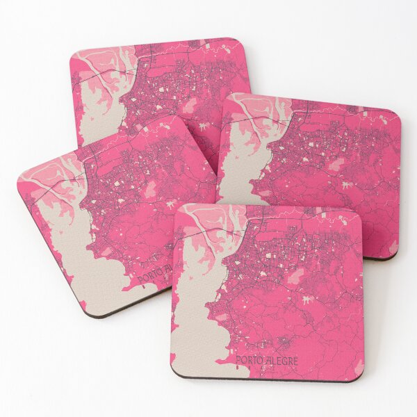 Item preview, Porto Alegre City Map of Rio Grande do Sul, Brazil - Blossom designed and sold by deMAP.
