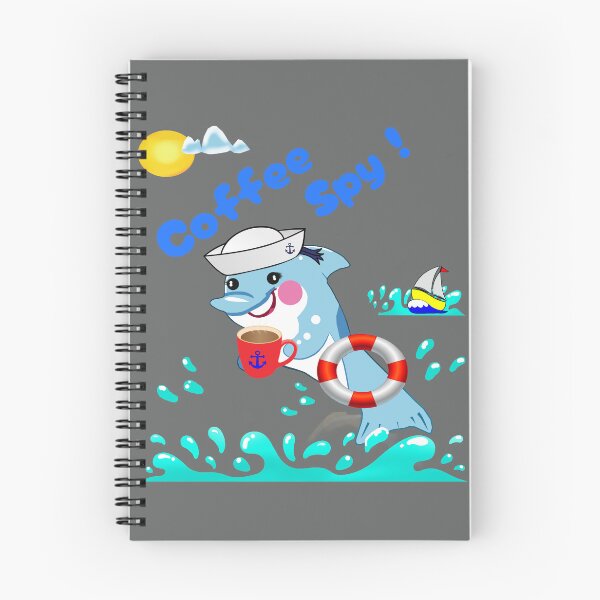 Item preview, Coffee Spy Secret Sticker With Сyber - Marine Vibe designed and sold by Felia001.