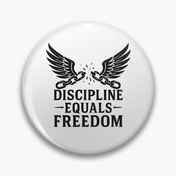 Item preview, Discipline Equals Freedom | Powerful Wings & Motivation Design - Perfect for Dreamers & Achievers designed and sold by MafiaCreation.