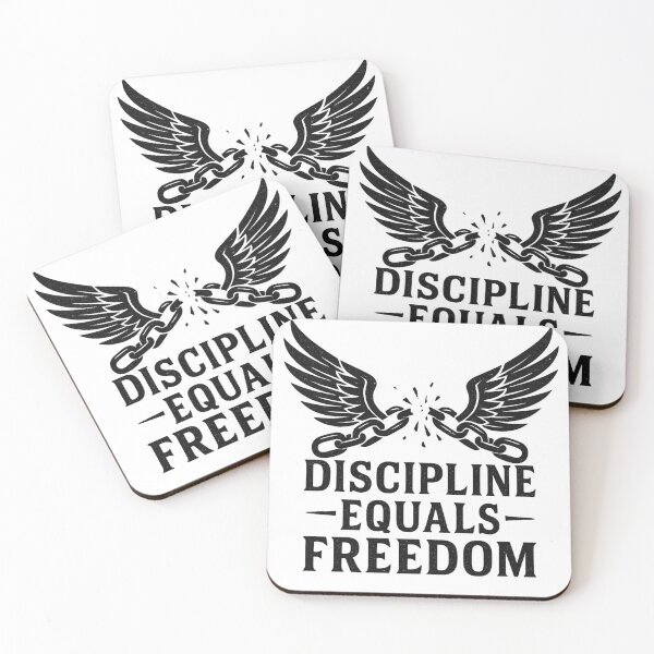Item preview, Discipline Equals Freedom | Powerful Wings & Motivation Design - Perfect for Dreamers & Achievers designed and sold by MafiaCreation.