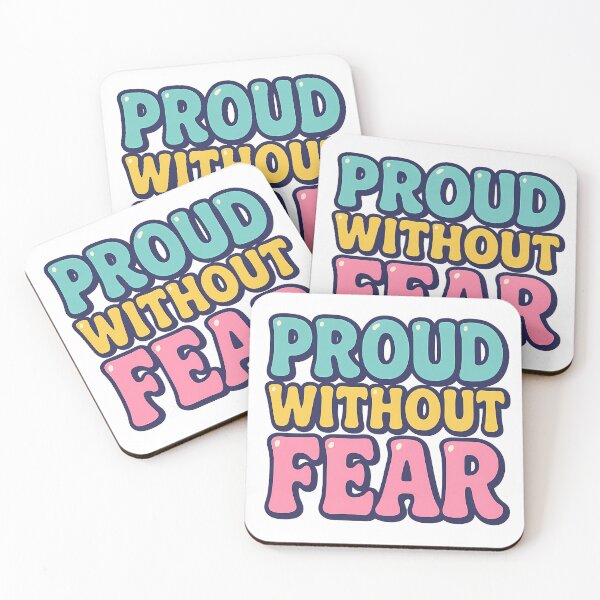 Item preview, Proud Without Fear – Bold Pride Typography designed and sold by Haus Of Sin.