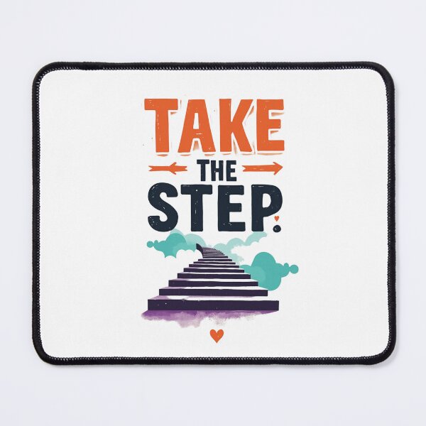 Item preview, Take the Step – Motivational Stairs Design for Bold Moves & New Beginnings designed and sold by TubaPrints.