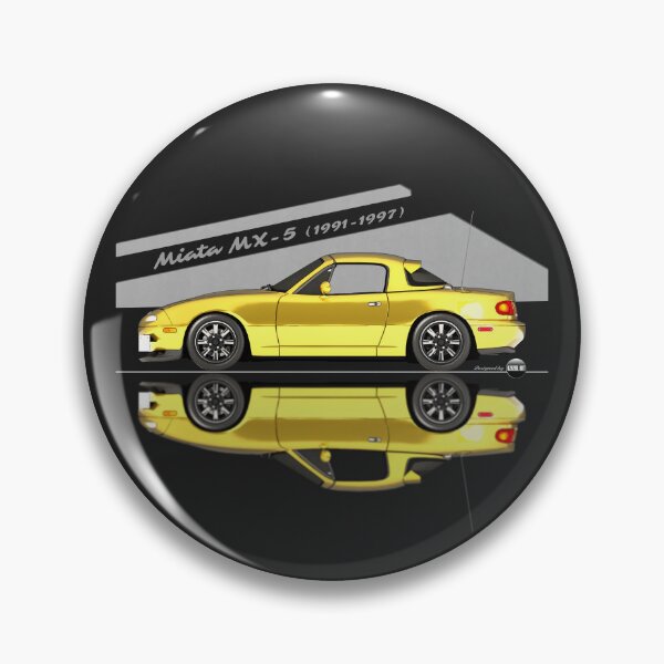 Item preview, Miata - MX-5 NA 1991-1997 (Sunburst Yellow) - Pure 90s Roadster Joy designed and sold by Azaziel.