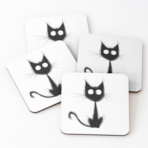 Item preview, Black cat designed and sold by Newrealis.