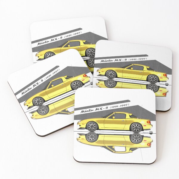 Item preview, Miata - MX-5 NA 1991-1997 (Sunburst Yellow) - Pure 90s Roadster Joy designed and sold by Azaziel.