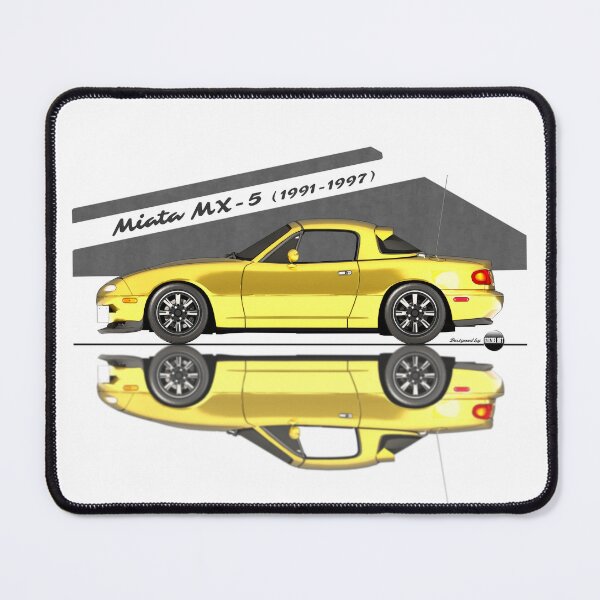 Item preview, Miata - MX-5 NA 1991-1997 (Sunburst Yellow) - Pure 90s Roadster Joy designed and sold by Azaziel.