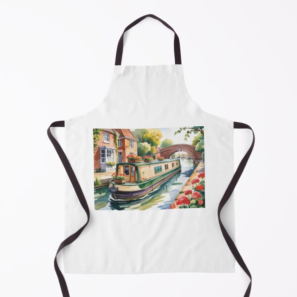 Item preview, Summer Mooring – English Canal Dream designed and sold by Angry Swan Designs.
