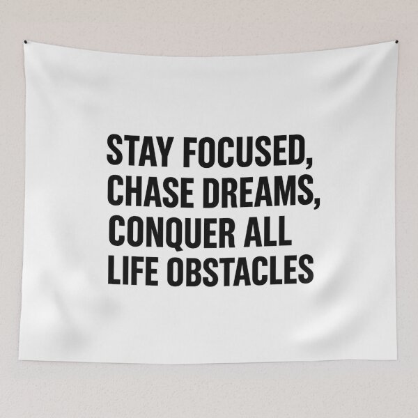 Item preview, Stay Focused, Chase Dreams, Con-success designed and sold by ‏Designly Yours‏.