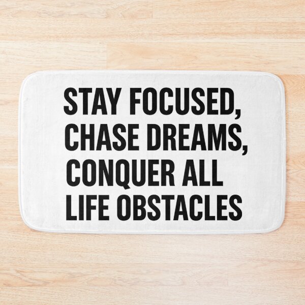 Item preview, Stay Focused, Chase Dreams, Con-success designed and sold by ‏Designly Yours‏.