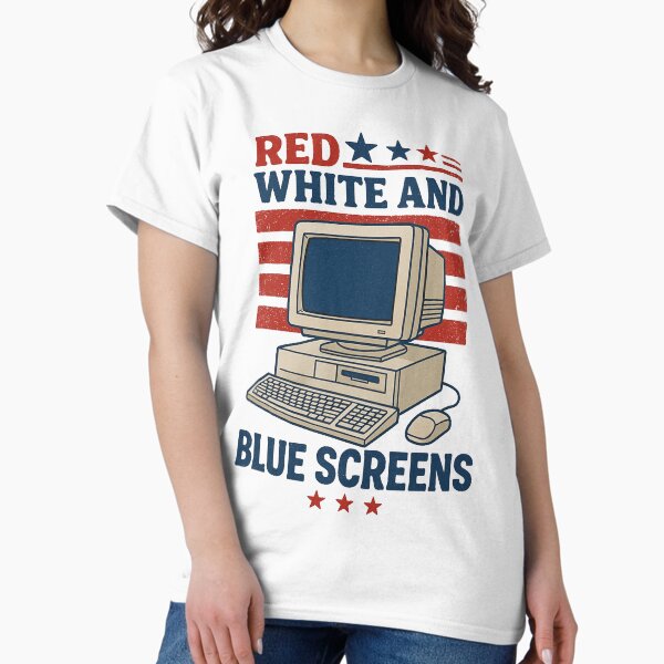Item preview, Red white and Blue Screens designed and sold by PLCMemeGuy.