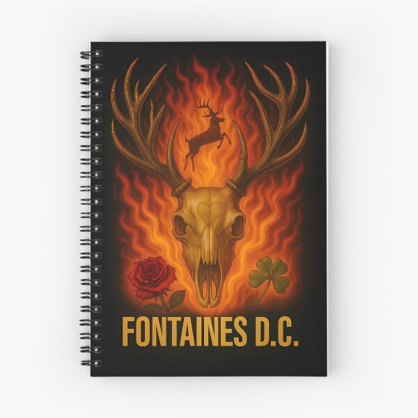 Item preview, Fontaines D.C Flaming Stag designed and sold by jackjoe1708.