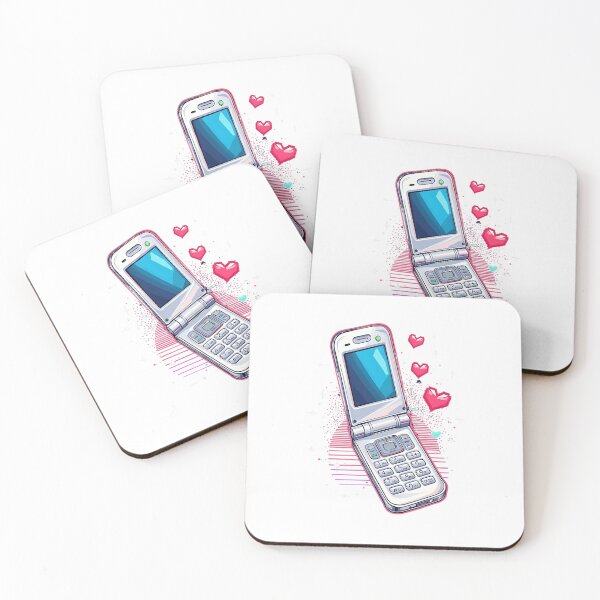Item preview, Y2K Phone Pixel Love designed and sold by VibeTCreations.