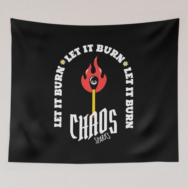 Item preview, Let It Burn! designed and sold by The Design Monster - Ink and Dagger.