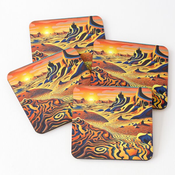 Item preview, Sunset over Desert Landscape 6 designed and sold by George Hutton Hunter.
