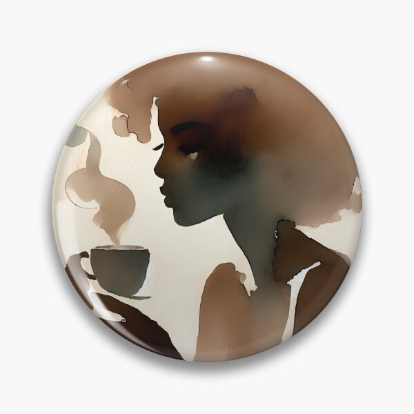 Item preview, Woman With A Cup Of Coffee designed and sold by Visual Nomad Club.