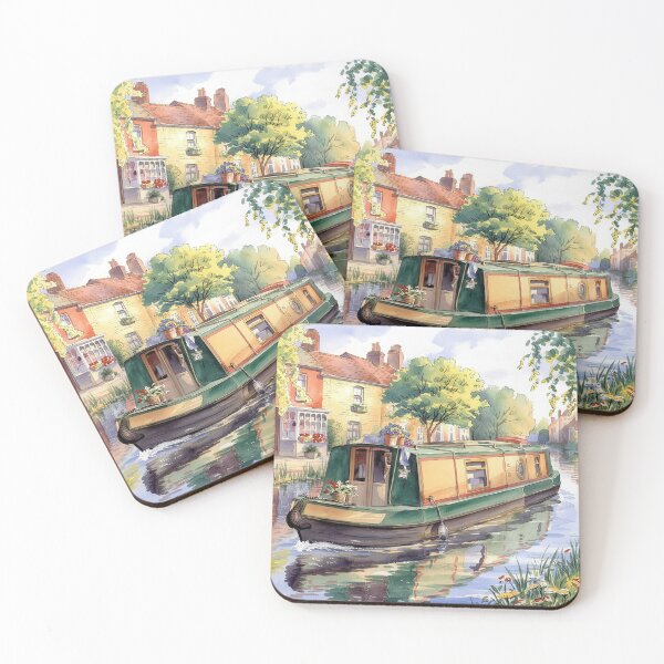 Item preview, Summer Canal Drift designed and sold by Angry Swan Designs.