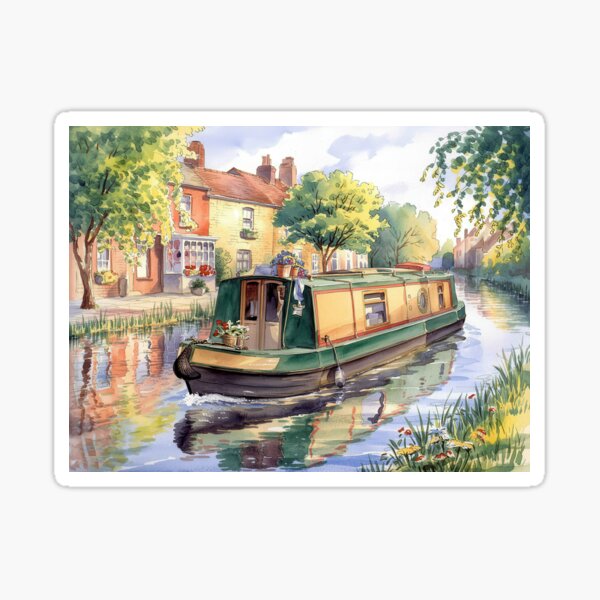 Item preview, Summer Canal Drift designed and sold by Angry Swan Designs.