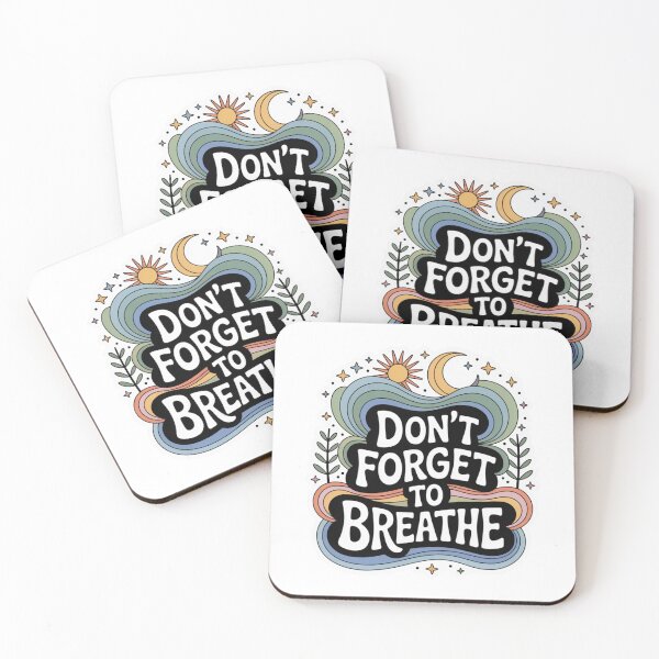 Item preview, Boho Don't Forget to Breathe designed and sold by AdventurerCrafts.