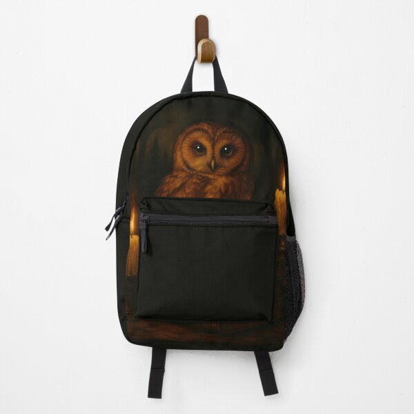 Item preview, Owl, antique books and magic candles - dark academia gothic animals lovers nocturnal aesthetic designed and sold by Fantasy Cache.