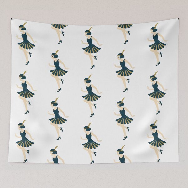 Item preview, Roaring Twenties Flapper Dancer – Vintage Jazz Age Vibes designed and sold by Shoot-The-Moon.
