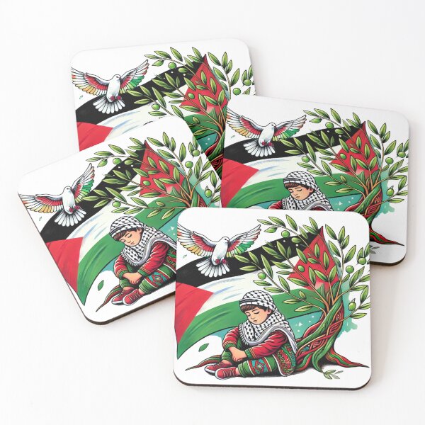 Item preview, FREE PALESTINE DOVE AND OLIVE designed and sold by FREE_PALESTINE_DESIGN.