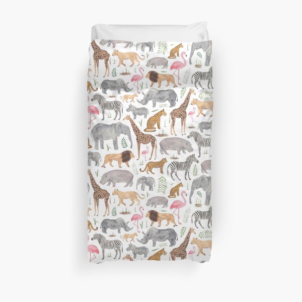 Safari Animals Duvet Cover