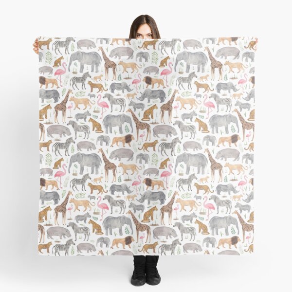 Animaux de safari Foulard