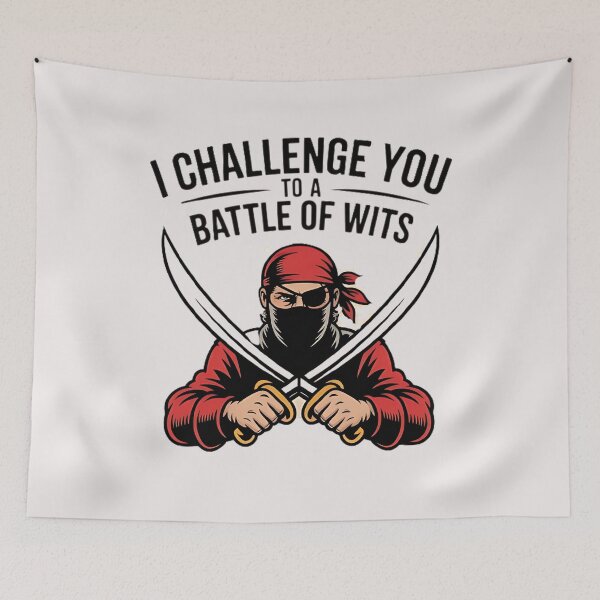 Item preview, I Would Challenge You To A Battle Of Wits designed and sold by universe-hold ⭐⭐⭐⭐⭐.