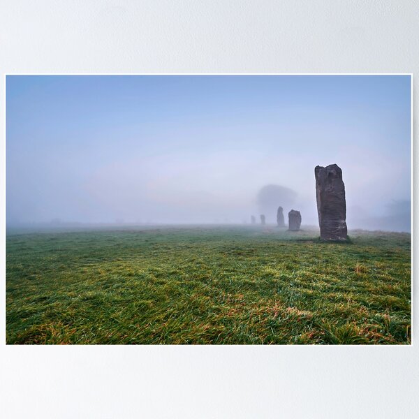 Item preview, Morning Mist at Avebury designed and sold by Richard Allen.