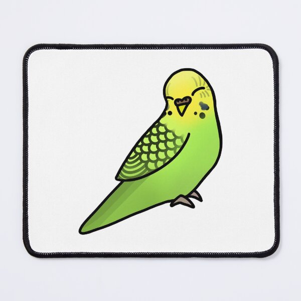 Item preview, Cute Green & Yellow Budgie designed and sold by LipiChulau.