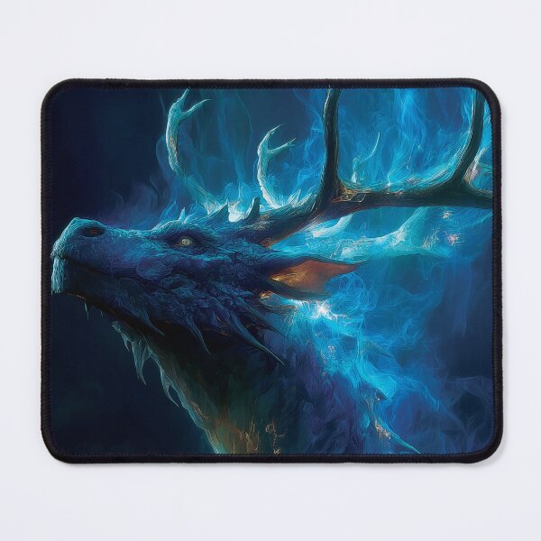 Item preview, A dragon in blue fire designed and sold by ValogaStudio.