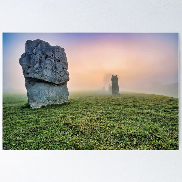 Item preview, Misty Morning Sunrise at Avebury designed and sold by Richard Allen.