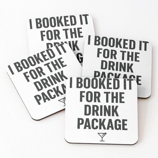 Item preview, I Booked It for the Drink Package designed and sold by Barefoot and Booked.